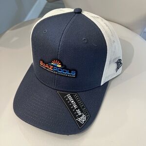 Branded Bills Essential 300 SOAZ POOLS SnapBack Hat OS NWT Navy White